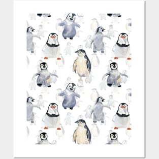 Funny penguins Posters and Art